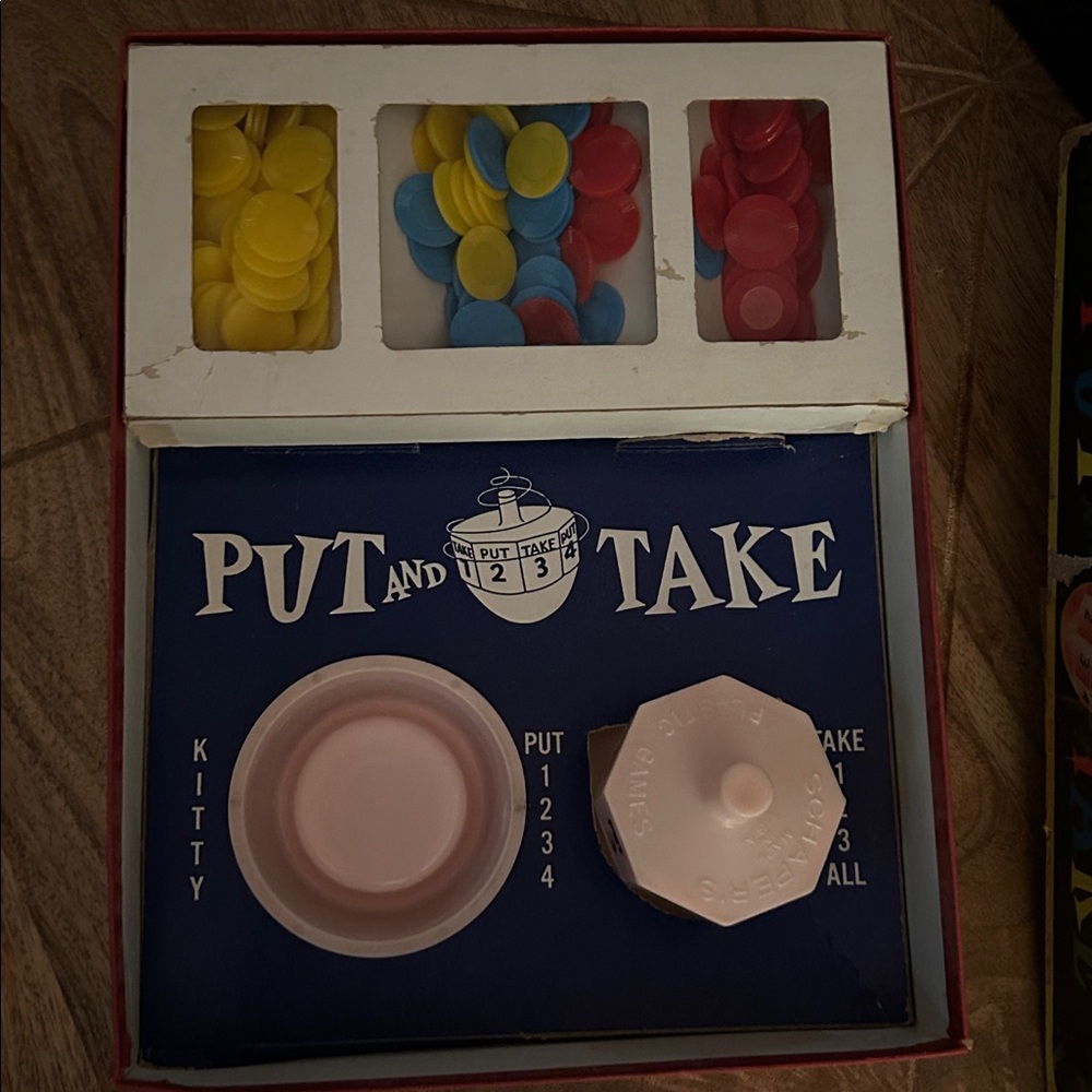Vintage 1956 game Put and Take by Schaper creation - Picture 4 of 5